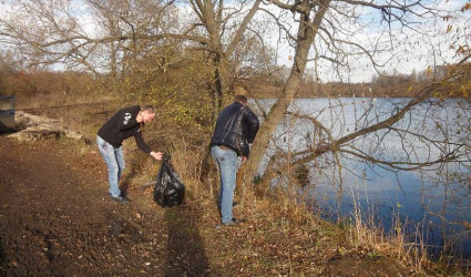 Всероссийская акция по очистке берегов «Вода России» прошла в Кимовском районе Тульской области