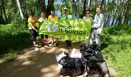 Московские волонтеры в этом сезоне уже провели 10 экосубботников «Вода России»