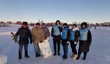 Волонтеры «Вода России» привели в порядок крещенские купели