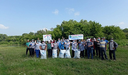 Рыбаки и селяне в Башкортостане соблюдают чистоту на берегах рек