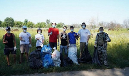 Обследовано 38 километров Дона, вывезено 83 мешка мусора
