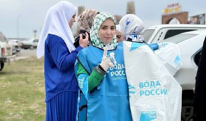 Почти 700 мешков мусора вывезли с берегов Сунжи в Ингушетии