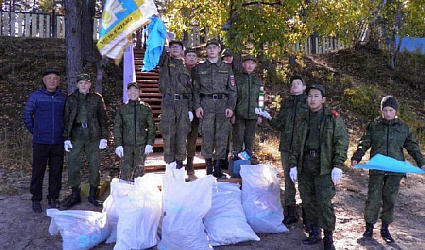 Кадеты на защите чистоты Байкала