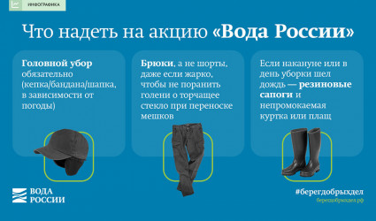 Что надеть на акцию «Вода России»