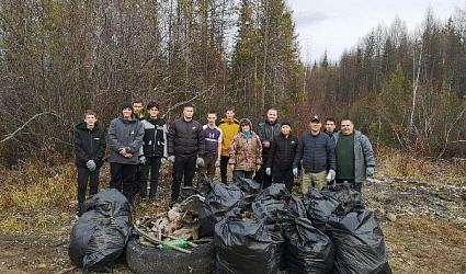 740 кило мусора вывезли с берегов ручья Тамарак якутские волонтеры