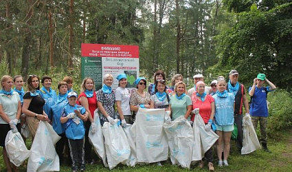 Более 100 человек очистили Воздвиженский бор на побережье Волги