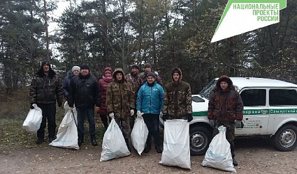 Волонтеры подготовили к зиме берега реки Уса