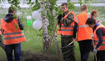 Сезон экосубботников «Вода России» начался в Новосибирске