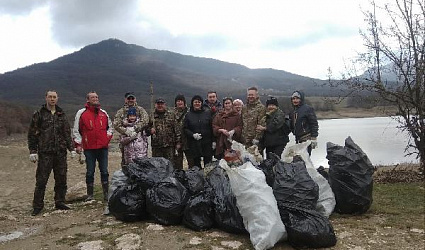 Акция «Вода России» стартовала в Севастополе с Туристского пруда