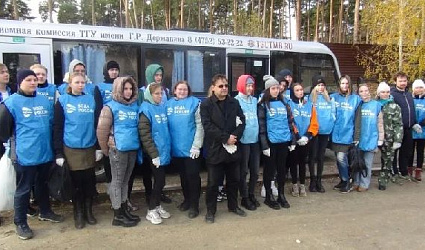 Активисты «Воды России» облагородили экотропу в Тамбове