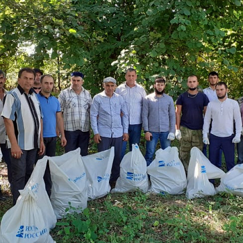 Марафон "Чистые берега" в Чеченской Республике