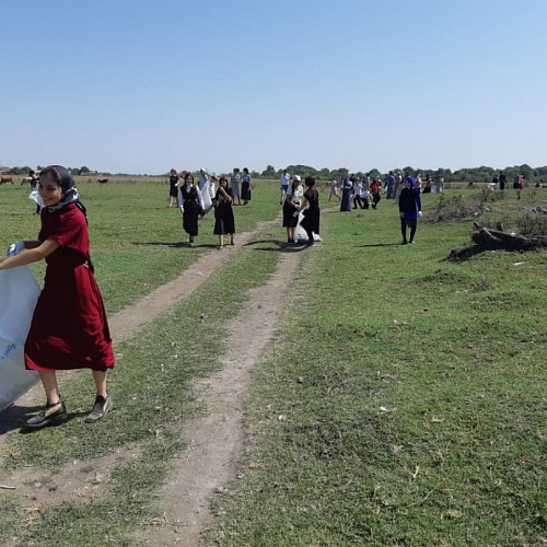 Марафон "Чистые берега" в Чеченской Республике