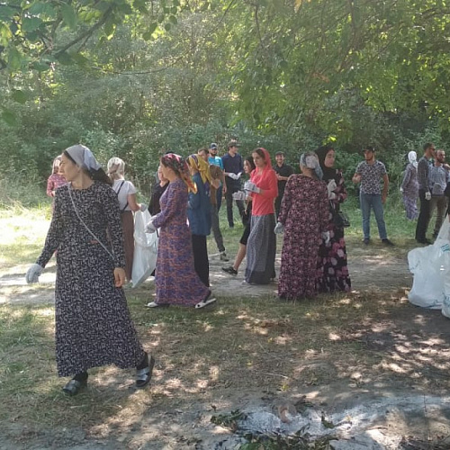 Марафон "Чистые берега" в Чеченской Республике