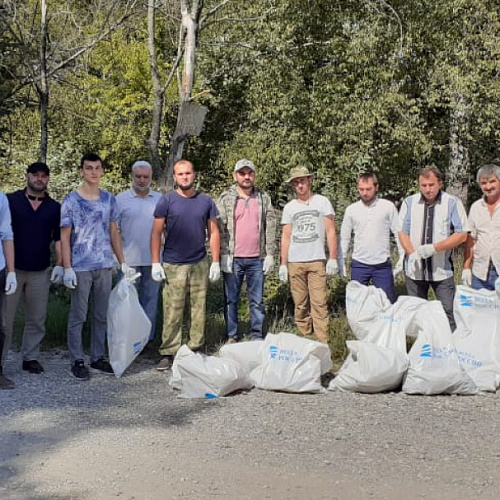Марафон "Чистые берега" в Чеченской Республике