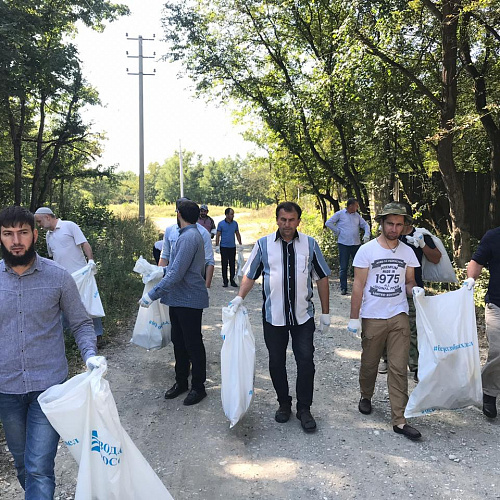Марафон "Чистые берега" в Чеченской Республике