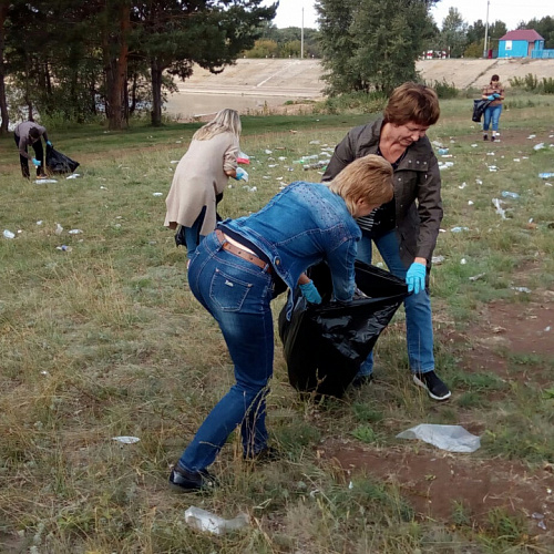 Марафон "Чистые берега" в Оренбургской области