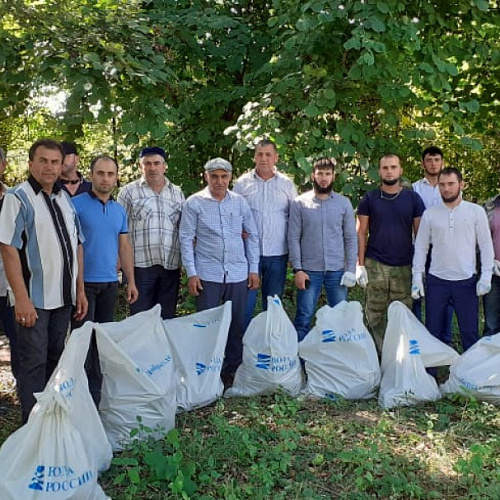 Марафон "Чистые берега" в Чеченской Республике